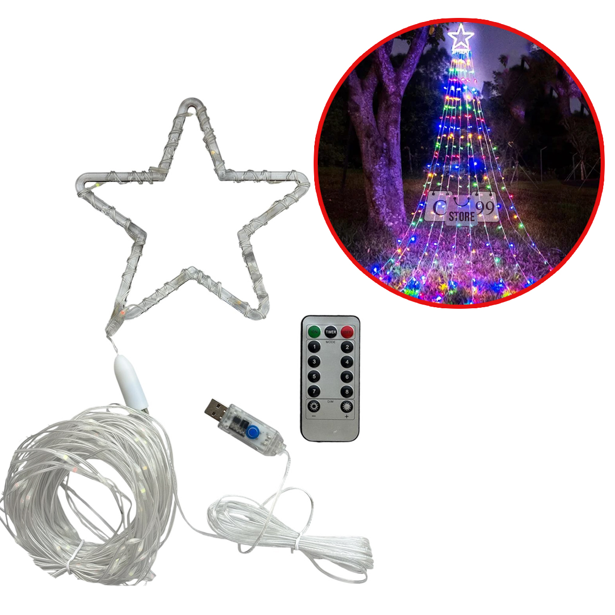 Miniatura 4 de Punta Estrella Con Cascada Caída De 3m